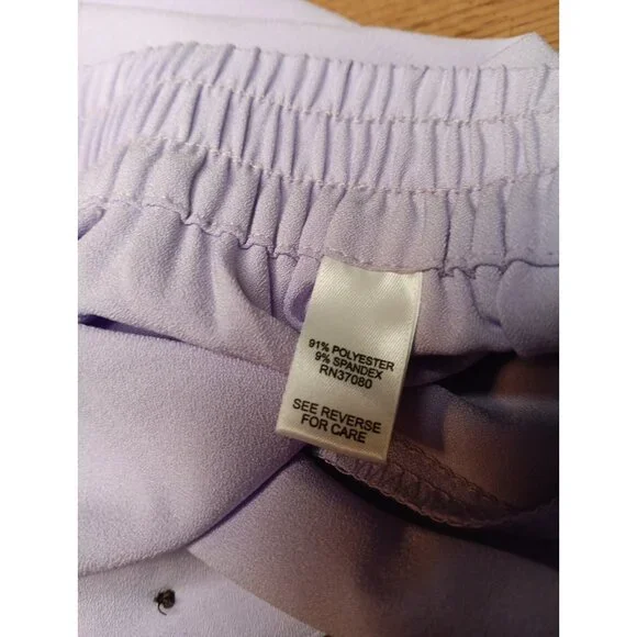 Cato C Est 1946 Wide Cropped Pants Womens 18/20 Sahara Sunset Pastel Lilac NWT - Picture 7 of 7